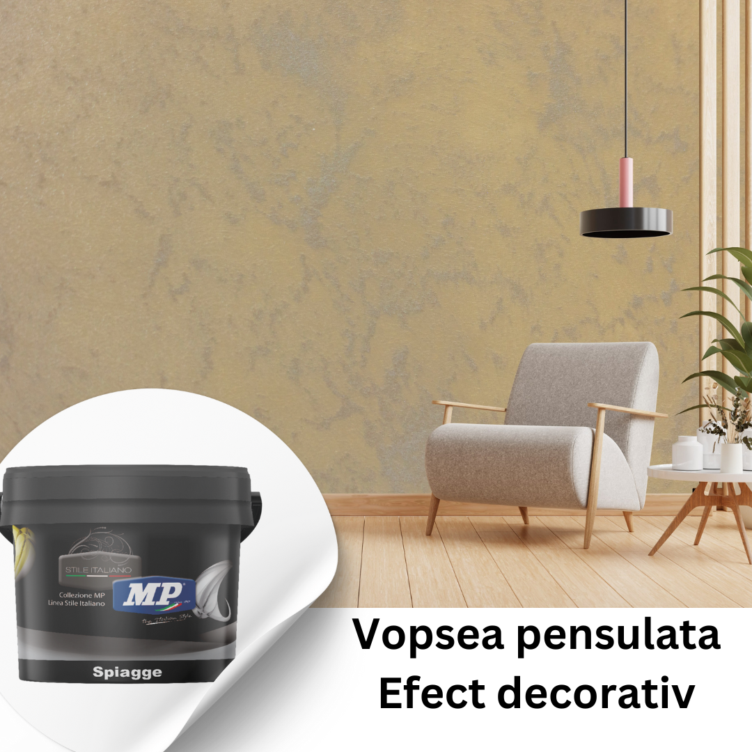 Spiagge - Vopsea Decorativa cu sfere de sticla mari Culoare 1925!