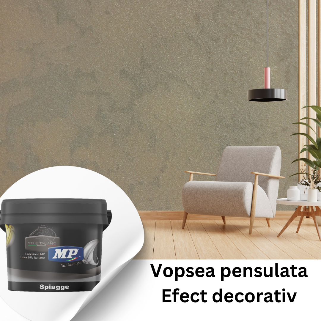 Spiagge - Vopsea Decorativa cu sfere de sticla mari Culoare 1928!