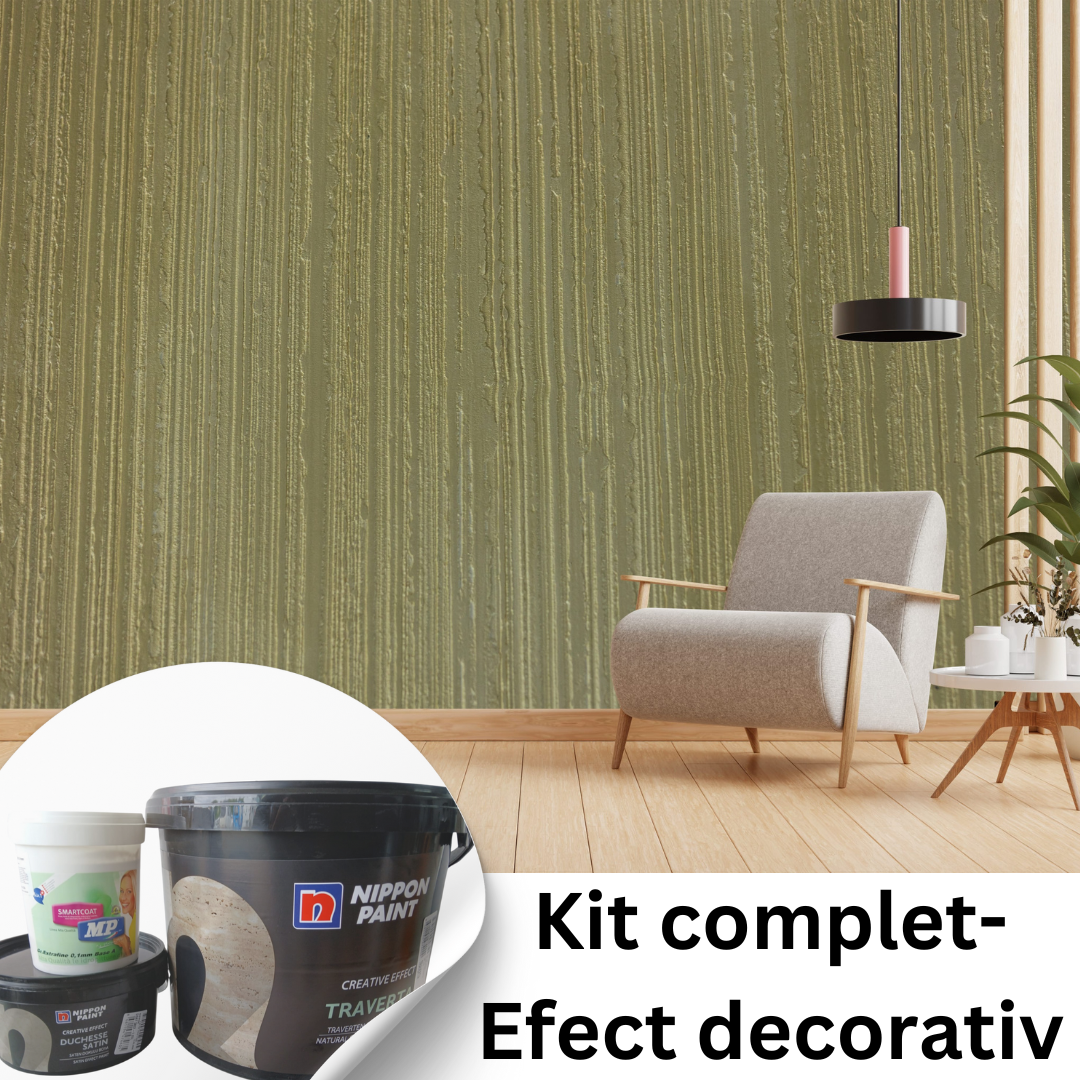 Kit complet pentru Zen 73 - Efect decorativ pt pereti! 12mp Culoare Perlata!