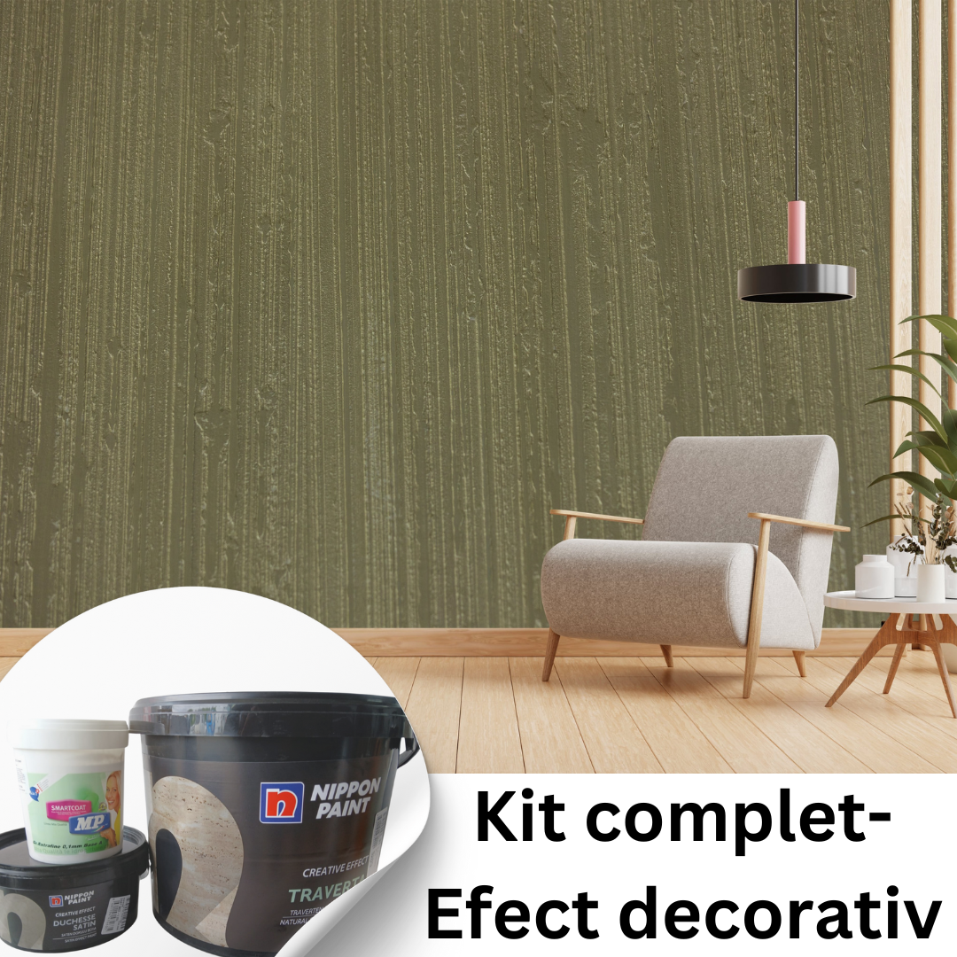 Kit complet pentru Zen 75 - Efect decorativ pt pereti! 12mp Culoare Perlata!
