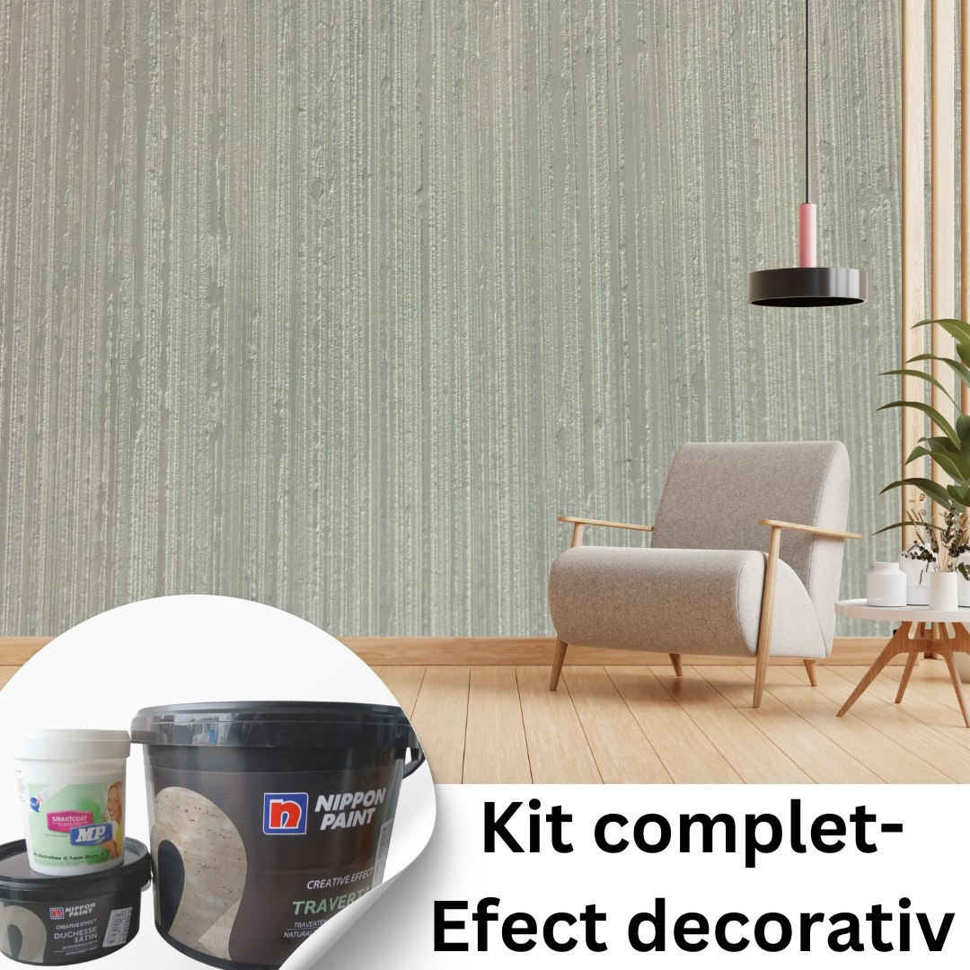 Kit complet pentru Zen 77 - Efect decorativ pt pereti! 12mp Culoare Perlata!