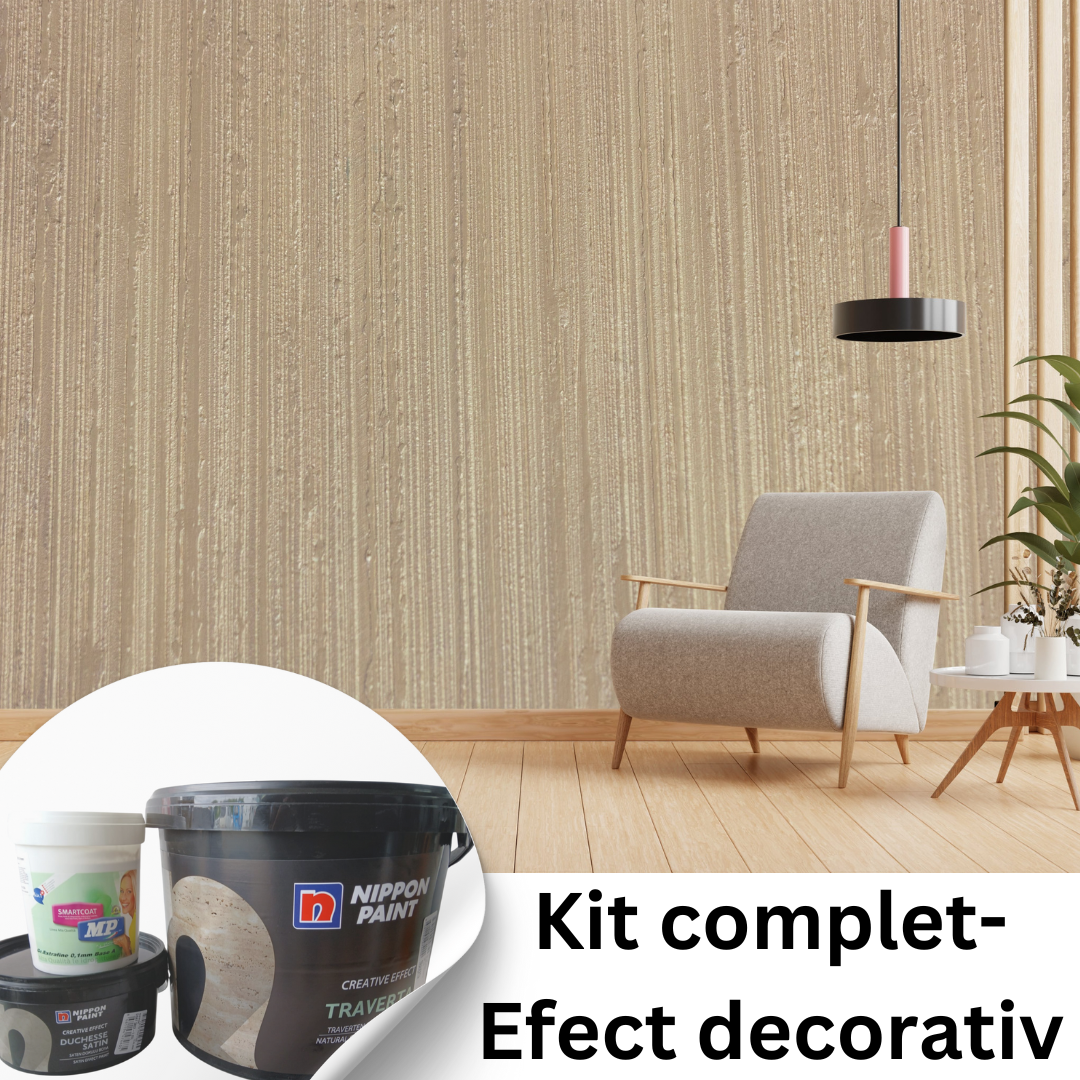 Kit complet pentru Zen 78 - Efect decorativ pt pereti! 12mp Culoare Perlata!