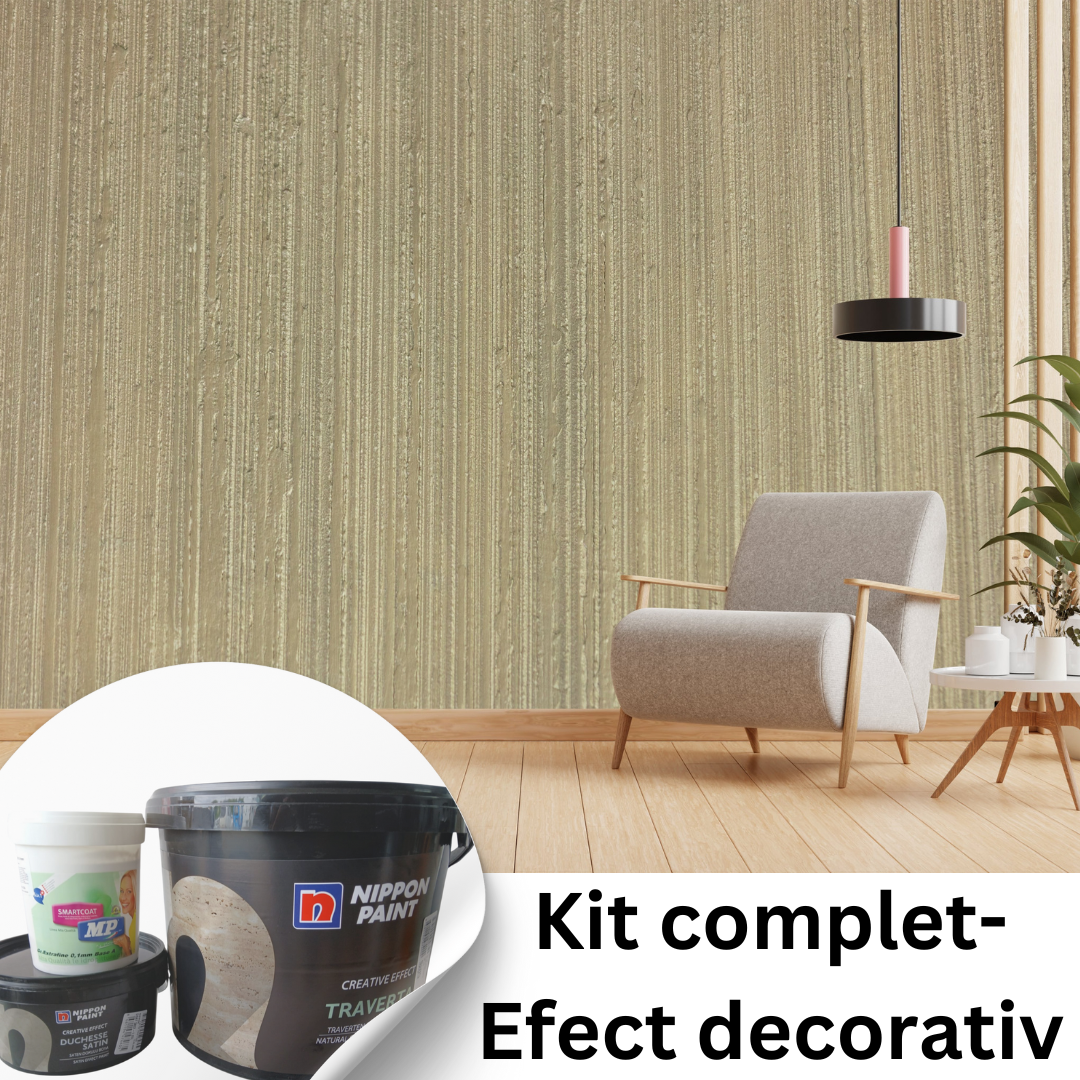 Kit complet pentru Zen 79 - Efect decorativ pt pereti! 12mp Culoare Perlata!