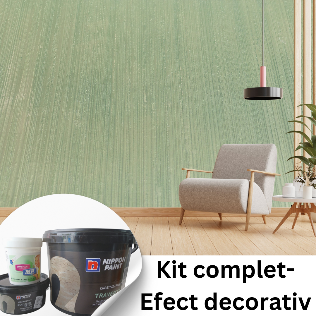 Kit complet pentru Zen 81 - Efect decorativ pt pereti! 12mp Culoare Perlata!